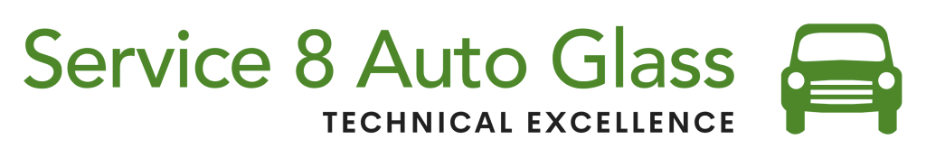 Service 8 Auto Glass Repair Logo
